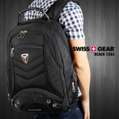 Лот: 10070322. Фото: 1. Рюкзак swissgear 1565 Black. Рюкзаки