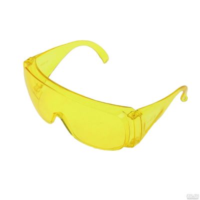 Лот: 13423143. Фото: 1. Очки защитные желтые, открытого... Очки, каски, защитные приспособления