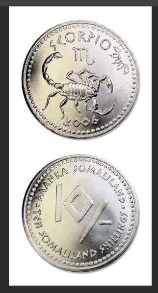 Лот: 16314617. Фото: 1. Сомалиленд 10 шиллингов 2006 Знаки... Африка