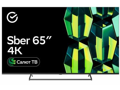 Лот: 25109214. Фото: 1. LED телевизор Sber SDX-65U4125... Телевизоры
