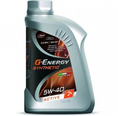 Лот: 20345037. Фото: 1. G-Energy Synthetic Active 5W-40... Масла, жидкости