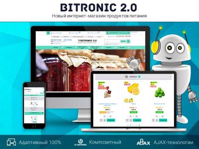 Лот: 6860220. Фото: 1. Битроник 2 — интернет-магазин... Доменные имена, сайты