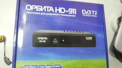 Лот: 5269531. Фото: 1. DVB-T2 Орбита HD 911 оптом цена... Цифровое, спутниковое ТВ