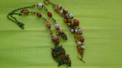 Лот: 4085433. Фото: 1. Комплект "Мудрый филин"Авторская... Бижутерия ручной работы