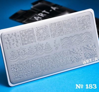 Лот: 15481410. Фото: 1. Пластина для стемпинга Art-A 183. Украшения, дизайн ногтей