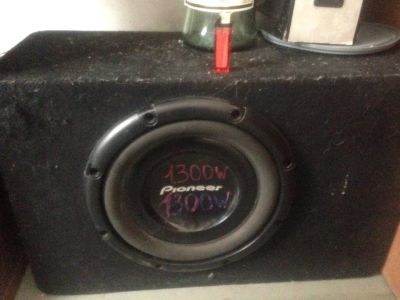 Лот: 11540585. Фото: 1. Сабвуфер + усилитель пионер pioneer... Акустика автомобильная