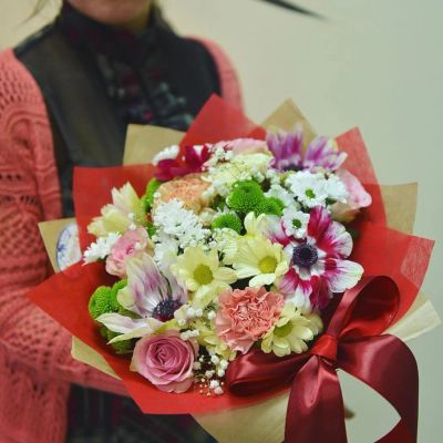 Лот: 8004292. Фото: 1. Сборный букет. Цветы на Щорса... Свежие цветы