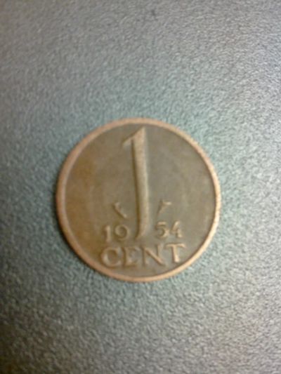 Лот: 8125919. Фото: 1. 1 цент 1954 год Нидерланды. Европа