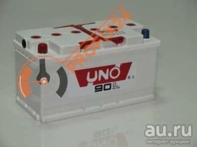 Лот: 13288640. Фото: 1. Аккумулятор UNO 90 А/Ч, Прямая... Аккумуляторы