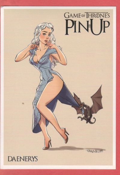 Лот: 12736381. Фото: 1. Е.000563 pin ap Daenerys иностранная... Открытки, конверты