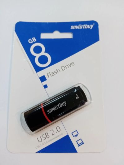 Лот: 12149546. Фото: 1. Флешка USB 2.0 8GB SmartBuy Crown... USB-флеш карты