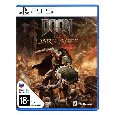 Лот: 25385150. Фото: 1. Игра для PS5 Bethesda Doom: The... Игры для консолей