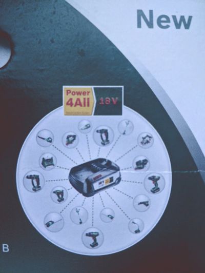 Лот: 15805558. Фото: 1. Аккумулятор Bosch PBA 18 V Li... Электроинструмент