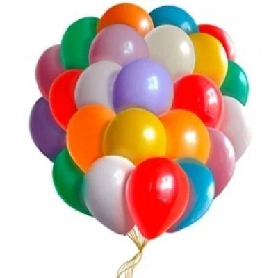 Лот: 4447101. Фото: 1. 50 гелиевых шаров 10" (25 см -... Воздушные шары