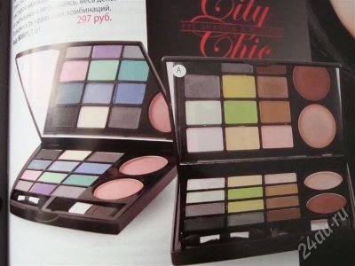 Лот: 727844. Фото: 1. Набор теней+румяна City Chic... Уход за лицом 