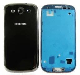 Лот: 9188477. Фото: 1. Корпус Samsung i9300 Черный. Корпуса, клавиатуры, кнопки