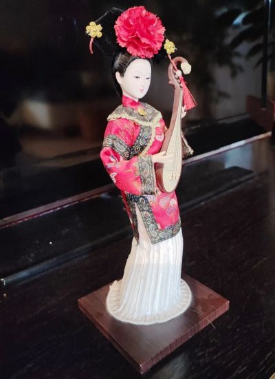 Лот: 19875106. Фото: 1. Японская кукла гейша. Авторские куклы, игрушки, поделки