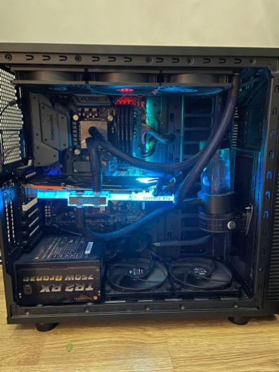 Лот: 21576387. Фото: 1. Комплект - i7-8086К MSI Z390 tomahawk. Комплекты запчастей