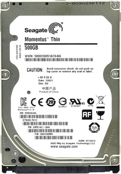 Лот: 14987724. Фото: 1. Жесткий диск для ноутбука Seagate... Жёсткие диски (HDD)