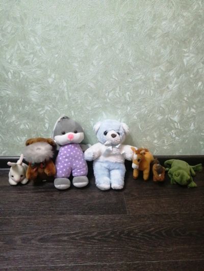 Лот: 20856337. Фото: 1. Плюшевые игрушки разных размеров... Мягкие