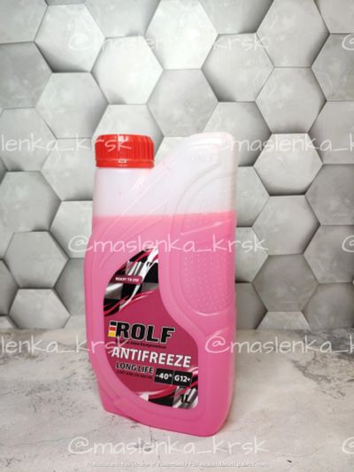Лот: 17785835. Фото: 1. Антифриз Rolf Ljng Life G12+ красный... Масла, жидкости
