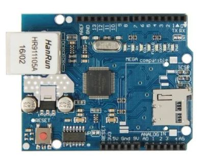 Лот: 10817137. Фото: 1. Arduino Ethernet Shield W5100... Микроконтроллеры