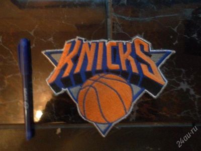 Лот: 2777473. Фото: 1. Нашивка NBA"New York Knicks". Спортивная символика и атрибутика