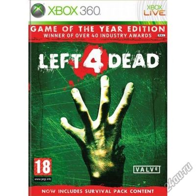 Лот: 4901161. Фото: 1. Left 4 Dead Xbox 360 лицензия... Игры для консолей
