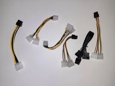 Лот: 17342788. Фото: 1. Кабель шнур переходник Molex 8-pin... Шлейфы, кабели, переходники