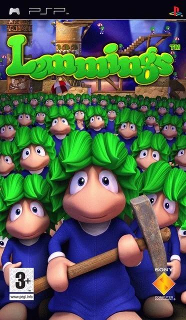 Лот: 14070869. Фото: 1. Lemmings [PSP, английская версия... Игры для консолей