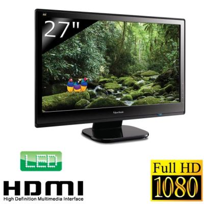 Лот: 6186403. Фото: 1. Монитор Viewsonic VX2753MH-LED... ЖК-мониторы