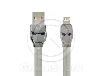 Лот: 13960068. Фото: 1. Кабель USB HOCO (U14) Iron Man... Дата-кабели, переходники