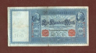 Лот: 10696223. Фото: 1. 100 марок 1910 года. Германия... Германия и Австрия