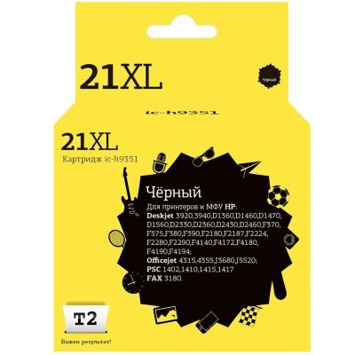 Лот: 24784322. Фото: 1. Картридж T2 IC-H9351 (HP 21XL). Картриджи, расходные материалы