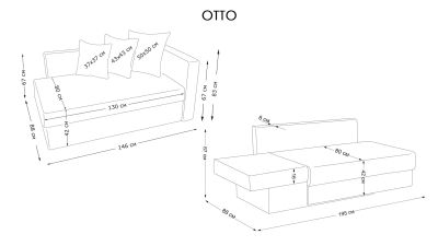 Лот: 25568956. Фото: 1. Диван-кровать Otto. Диваны
