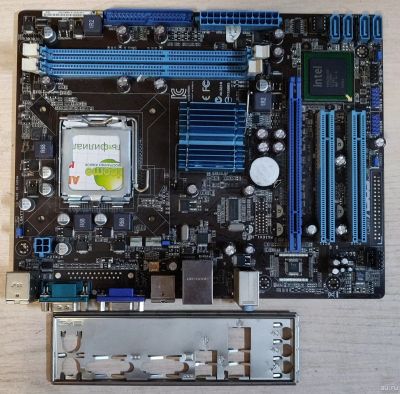 Лот: 18311011. Фото: 1. Материнская плата ASUS P5G41T-M... Материнские платы