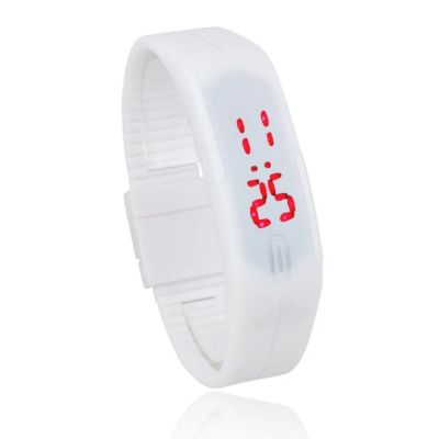 Лот: 9422642. Фото: 1. Часы наручные LED Watch Fit, белые. Другие наручные часы