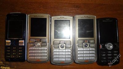 Лот: 1472836. Фото: 1. sony ericsson 5 штук продажа\обмен... Кнопочные мобильные телефоны