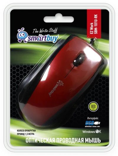 Лот: 4459351. Фото: 1. Мышь SmartBuy проводная SBM-101... Клавиатуры и мыши