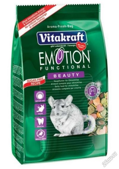 Лот: 5840385. Фото: 1. Корм Vitakraft Emotion Functional... Корма