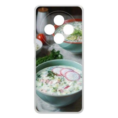 Лот: 25539746. Фото: 1. Чехол Krutoff Clear Casе "Окрошка... Чехлы, бамперы