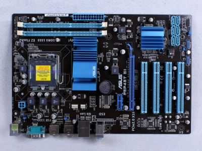Лот: 10592079. Фото: 1. comp.mb.#65 ASUS P5P43T SI под... Материнские платы