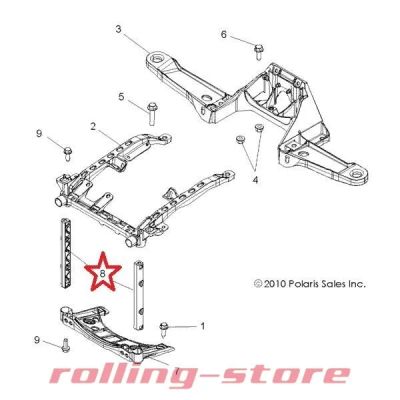 Лот: 11975495. Фото: 1. крепление OEM Polaris Sportsman... Запчасти