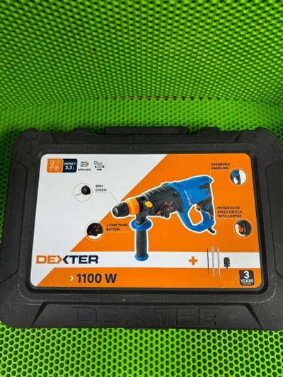 Лот: 24400597. Фото: 1. Перфоратор dexter 1100rh2-40.51... Электроинструмент