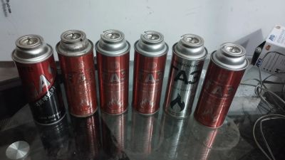 Лот: 20328786. Фото: 1. Газ в баллонах 6шт. Баллоны, газ в баллонах