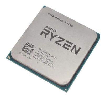 Лот: 20530658. Фото: 1. Процессор AMD Ryzen 7 1700. Гарантия... Процессоры