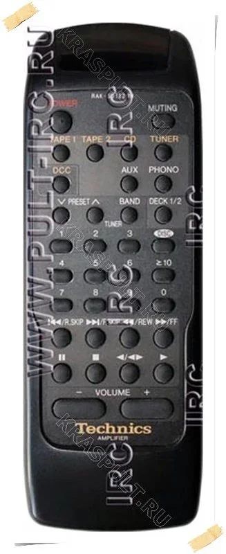 Лот: 16105488. Фото: 1. Пульт TECHNICS RAK-SU182WH. Пульты ДУ