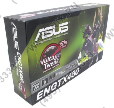 Лот: 4297818. Фото: 1. Игровая карта ASUS GTX 480 1536Mb... Видеокарты