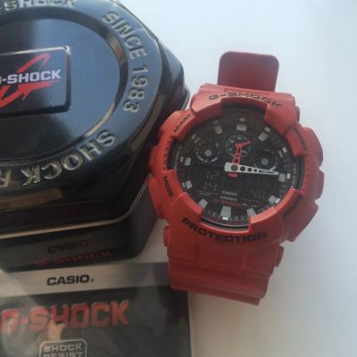 Лот: 6287141. Фото: 1. g-shock GA-100B-4A. Оригинальные наручные часы