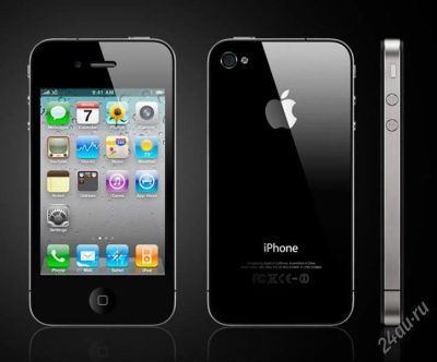 Лот: 1418762. Фото: 1. iPhone 4 16GB Black. Смартфоны
